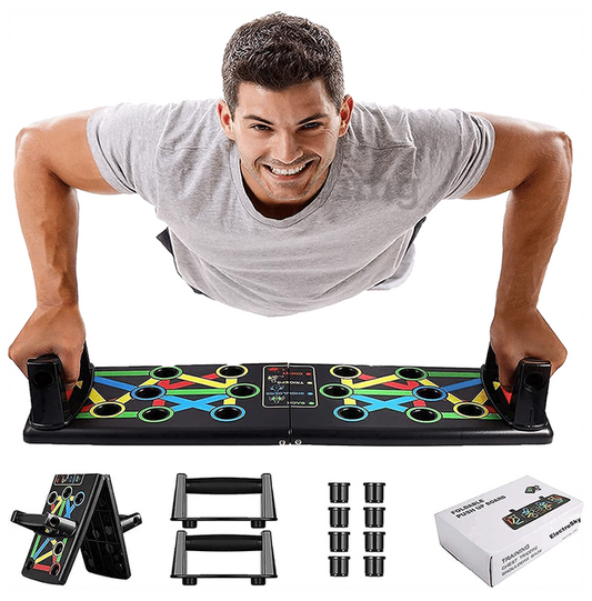 ShopTrend™ Push-Up Board 12-in-1 | Foldable Non-Slip Workout Board for Men & Women