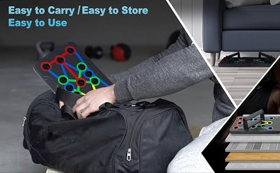 ShopTrend™ Push-Up Board 12-in-1 | Foldable Non-Slip Workout Board for Men & Women